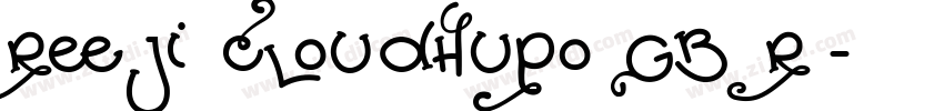 Reeji CloudHuPo GB R字体转换